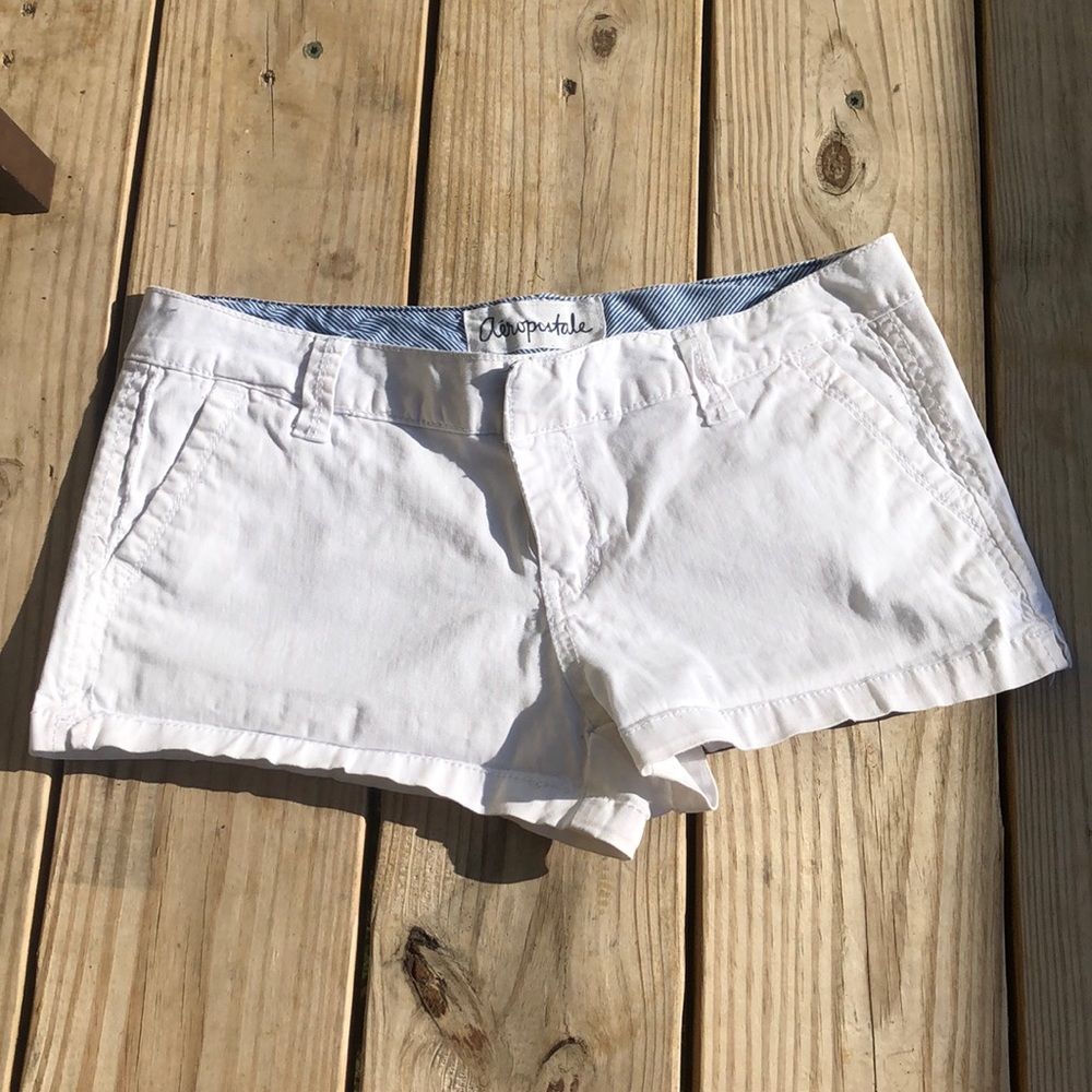 White Shorts
